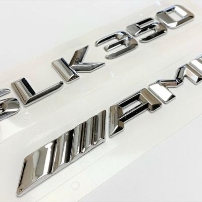 Chrom-silbernes Heckkoffer-Emblem SLK350