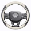 For Jeep Car Carbon Fiber Leather Steering Wheel Cover For Jeep Grand Cherokee Compass Wrangler JK Patriot Commander Gladiato