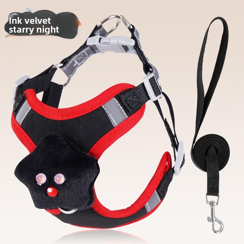 

Поводок для щенка, жилетного типа, для маленькой собаки, Тедди Бишон фризе, специальный нагрудный и спинной ремень, цепочка для щенка, поводок для собаки XL20-14kg