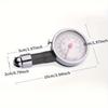High Accuracy Mechanical Tire Pressure Gauge - Durable Handheld Car Tire Pressure Tester with Easy To Read Display and PSI/BAR Measurement Capability
