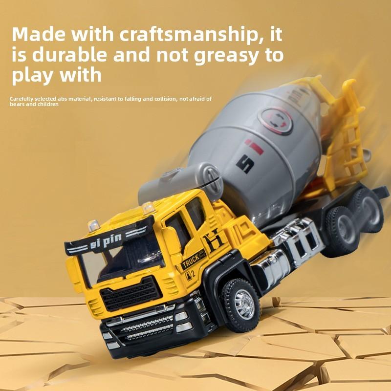 Inertia Alloy Crane Dump Truck Excavator Model For Kids Engineering Vehicle Play