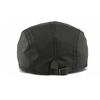 Retro PU Cap Men's Beret British Retro Progressive Cap Women's Peaked Cap