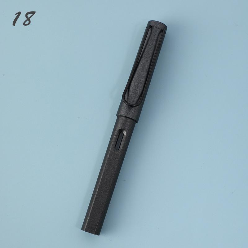 25 Farben Aluminiumlegierung Füllfederhalter Business Office Klassischer Tintenstift 0,38/0,5 mm