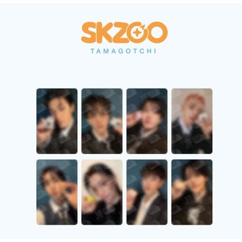 Pre-order Bonus: 8 Trading Cards + Stray Kids - SKZOO X TAMAGOTCHI Official Tamagotchi Merchandise (JINIRET)