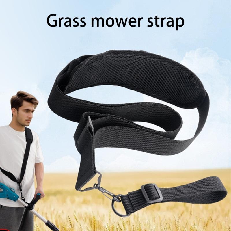 Professional Trimmers Harness With Reinforced Metal Clasps And Fully Customizable Shoulder Straps For Grass Cutters