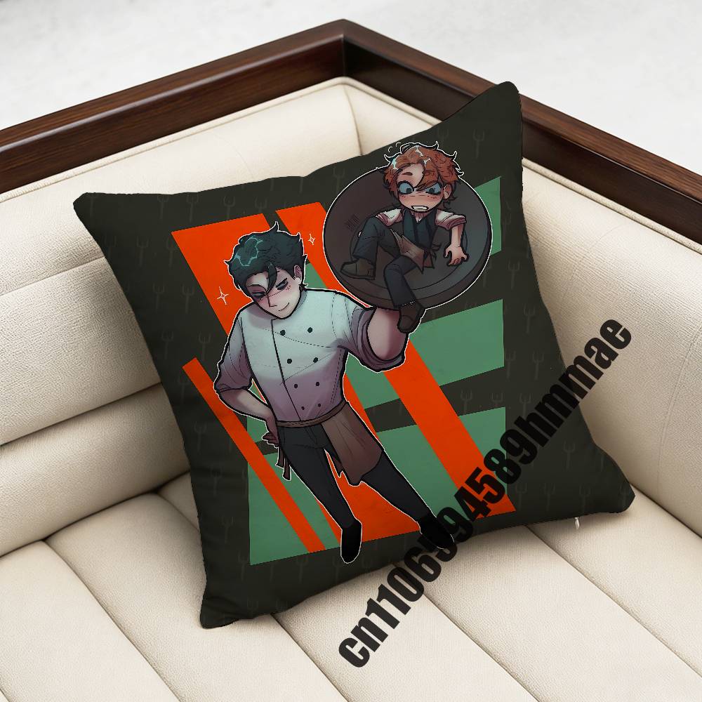 Game DDead Plate Vince Rody Vincent Throw Pillow Case Sham For Xcm Xcm Square Bedroom Pillowcase Cushion Cover