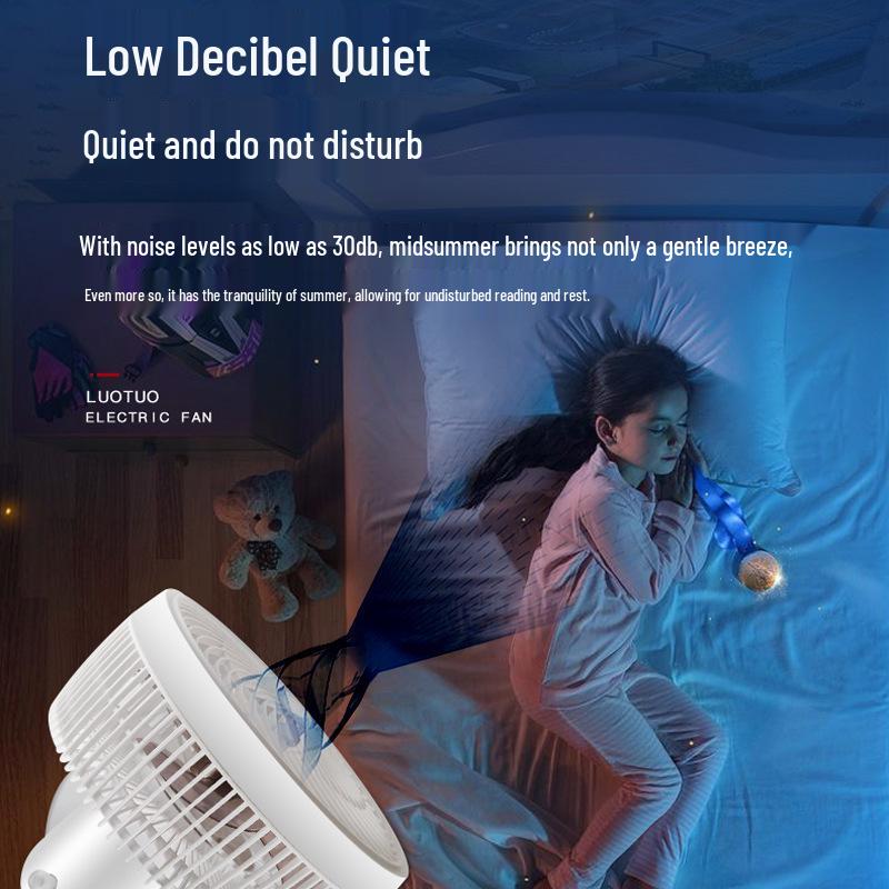 Silent Oscillating Camel Air Circulator Fan for Table & Floor - Ideal for Dorms & Homes