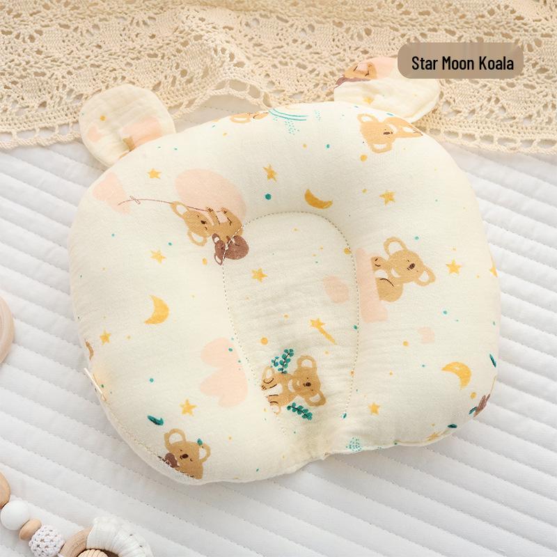 Class A Cotton U-Shaped Rabbit Ear Baby Pillow - Washable, Anti-Startle & Soothing Shaping Pillow