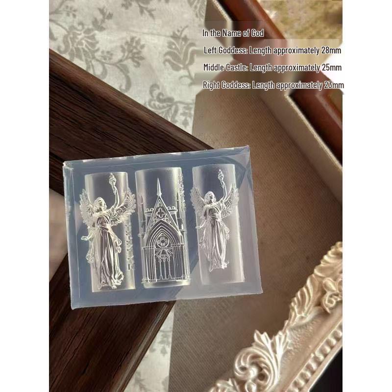 High Transparency Angel Silicone Mold for European Style Nail Art