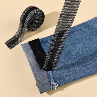 1/ 2/ 5M Aufbügelband Hosenkante Kürzen Selbstklebendes Hosenband Saumband zum Aufbügeln für Anzughosen Jeans Reparatur DIY Nähen Stoffband