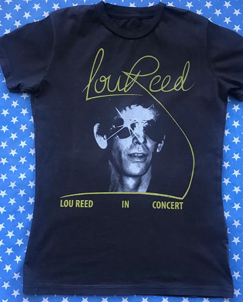 SALE Lou Reed in concert black T-shirt short sleeve All sizes Unisex T-Shirt