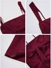 2026 Elegant Solid Color Spaghetti Strap Sleeveless Women's Short Dress
