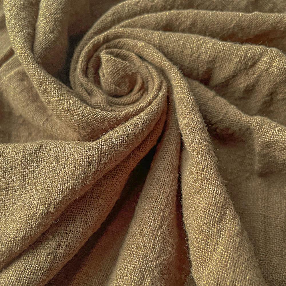 60x45CM Summer Crepe Slub Fashion Thin Linen Cotton Fabric Eco-friendly Soft Breathable DIY Handmade Sewing Craft Making Clothes