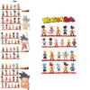 Dragon Ball Son Goku Figure Model Toy 7-7.5cm Plastic Collectible