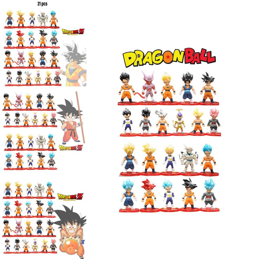 Dragon Ball Son Goku Figure Model Toy 7-7.5cm Plastic Collectible