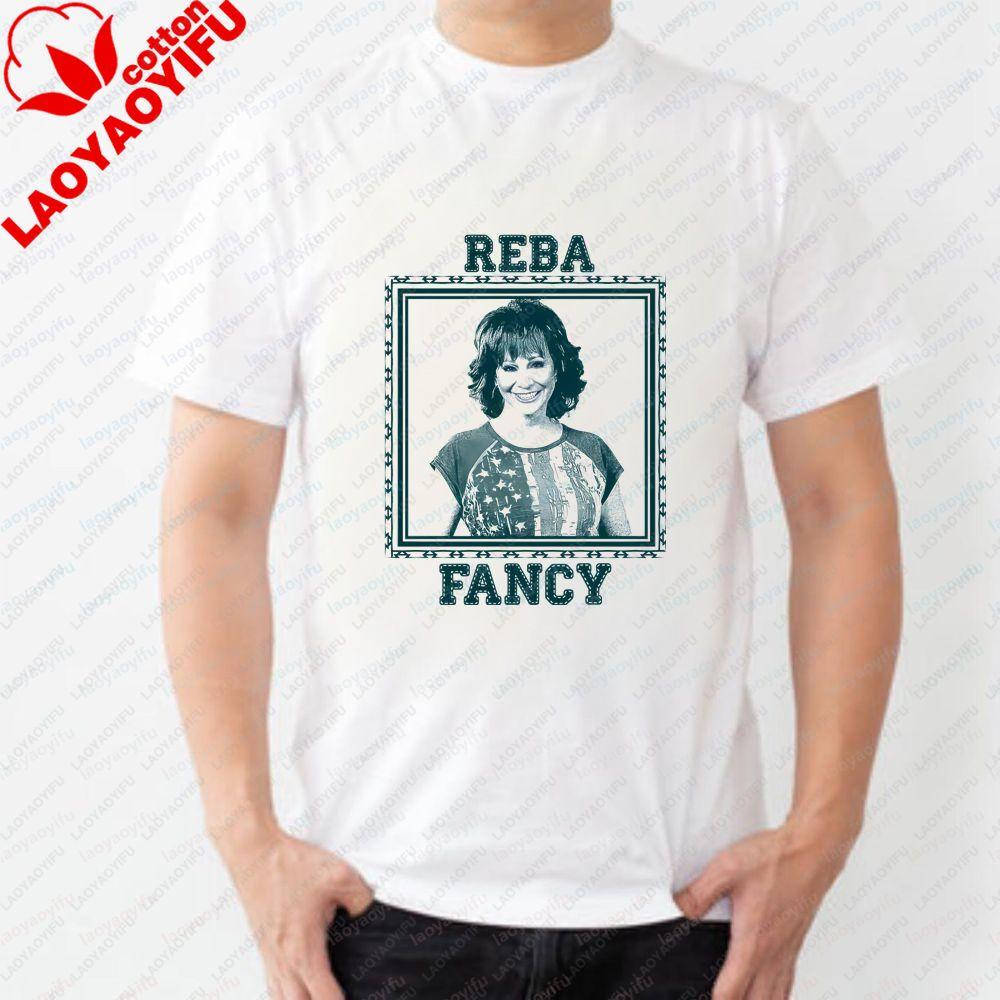 Reba Mcentires New Summer Casual Trendy Shortsleeved Unisexs and WoUnisexs Allpurpose Cotton Tshirt with Pattern Design
