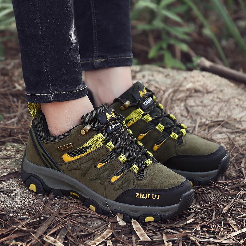 36-47 Pareja Grande Antideslizante Cómodo Moda Viaje Zapatos de Senderismo Zapatos de Senderismo para Exteriores Zapatos Deportivos Casuales