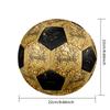 Ronaldo Pallone d'Oro Scintillante Ronaldo Pallone da Calcio Taglia 5 Calcio Cucito a Macchina Universale Indoor/Outdoor Regali per Appassionati di Calcio