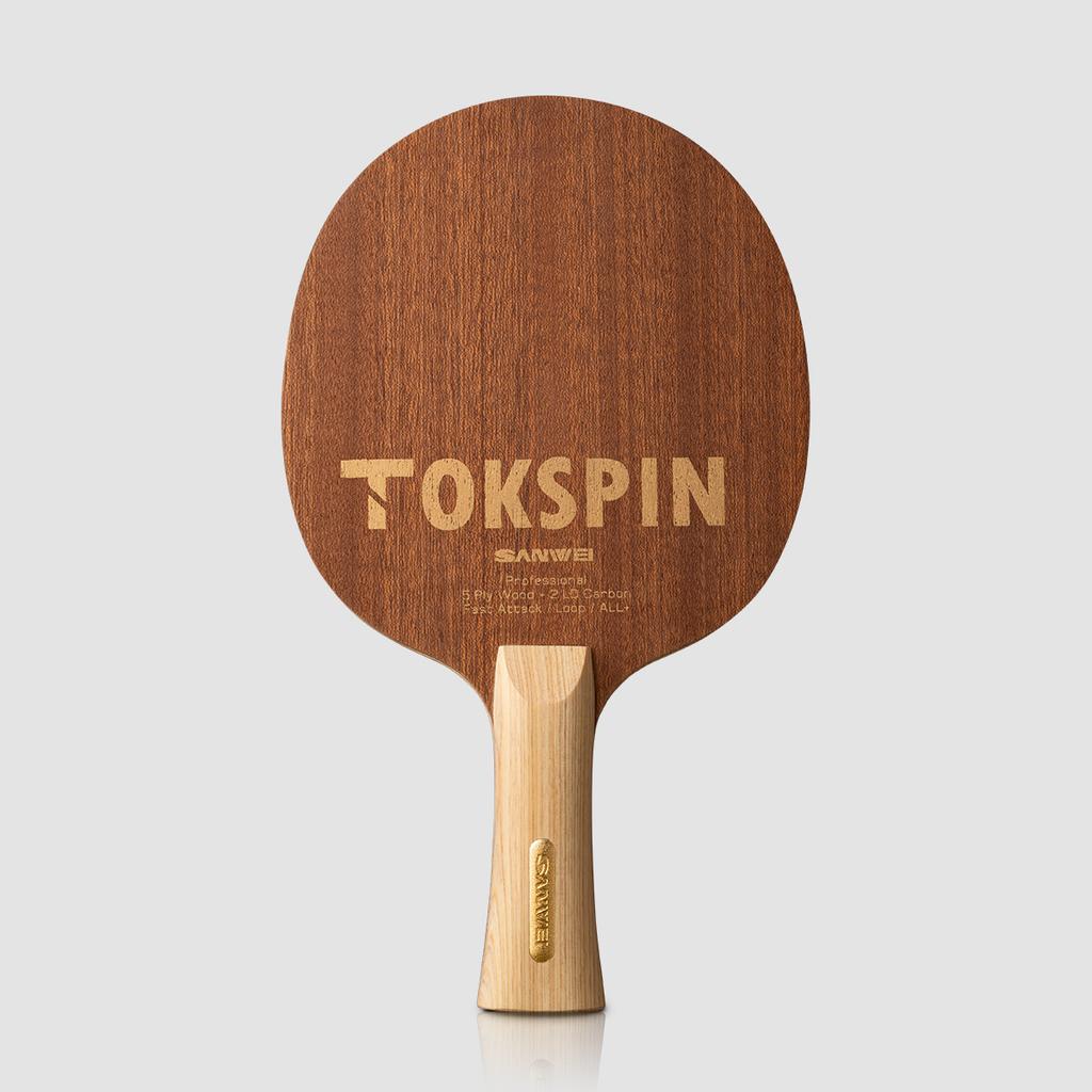 SANWEI TOKSPIN Sapele Carbon Table Tennis Blade Racket Loop Offensive Ping Pong Bat Paddle
