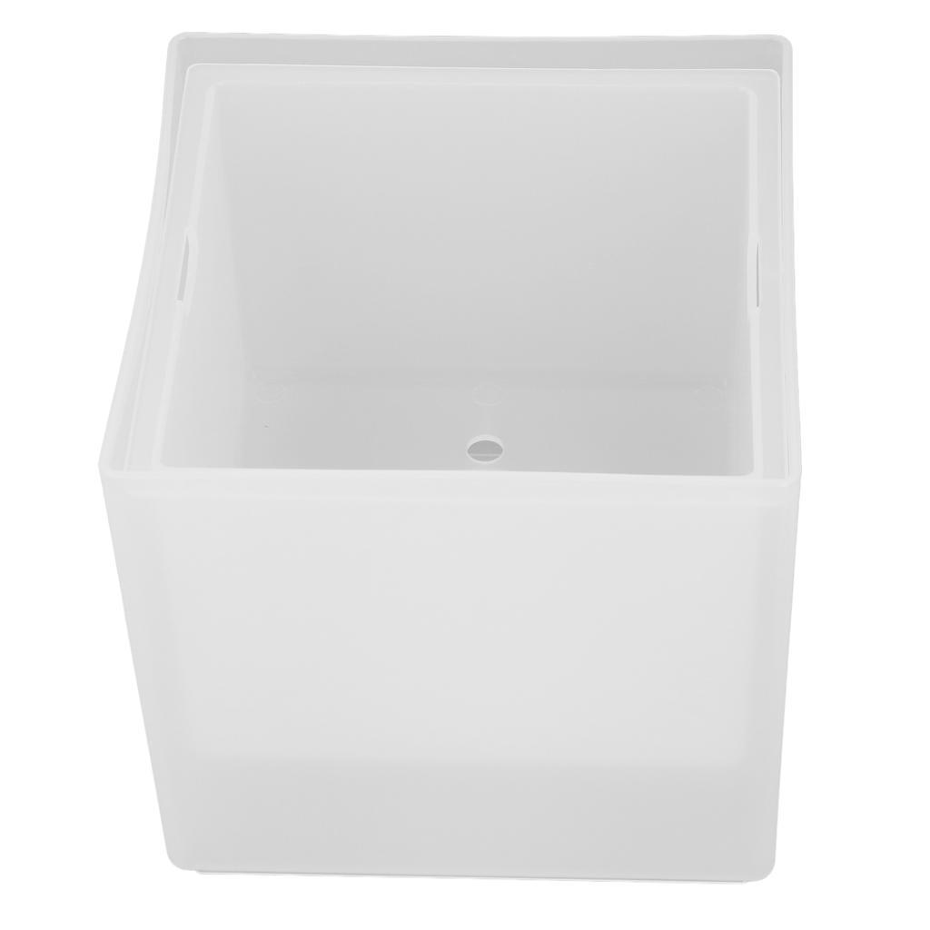 LED Ice Bucket 3.5L Large Capacity IP65 Water Proof Square 2 Layer for Champagne Drinks Beer KTV Par