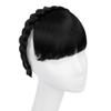 Ladies Wigs Bangs Headbands One-piece Covering White Invisible Seamless Wig Piece Top of the Head Reissue