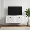 Wall Mounted TV Cabinet White 78.5 x 41 x 30 cm Particleboard