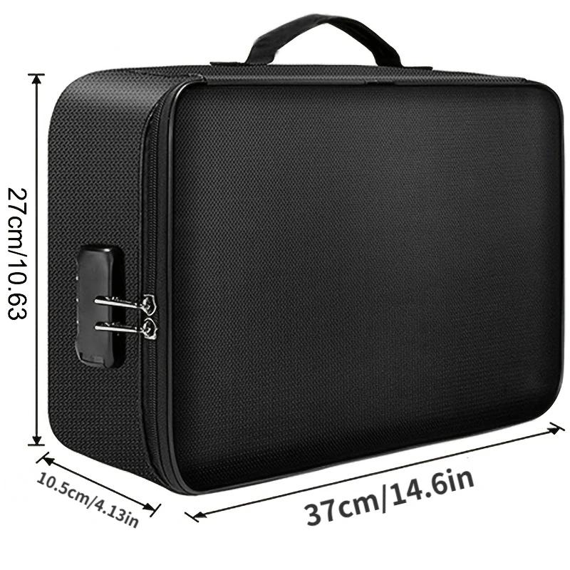 File Organizer Bags Document Home Office Travel Safe BagMulti-Layer Portable Storage For Important Passport Certificates Legal