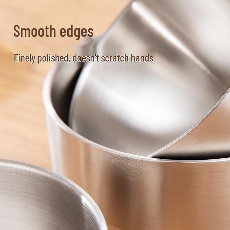 Abay Classical 304 Stainless Steel Double-Layer Bowl