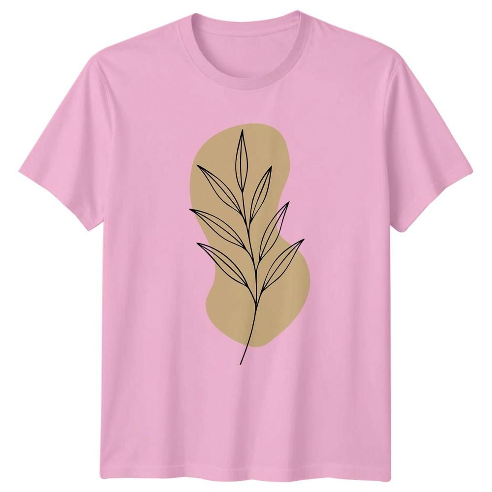 Minimalist Botanical Leaf Art Nature TShirt Minimalist Art Botanical Gift