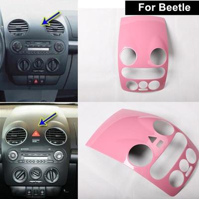 Για ανταλλακτικά VW Beetle 2001~2011 Ροζ εσωτερικό κάλυμμα θήκης κονσόλας εσωτερικού αυτοκινήτου