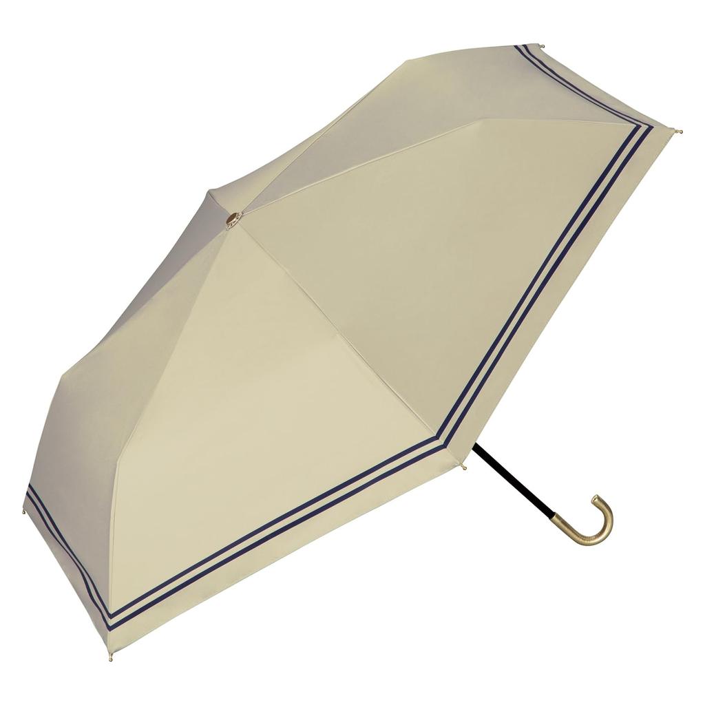 Sun Sailor Beige Light UV for Sunny and Rainy Folding for Commuting and 2026Wpc. Umbrella, Sun-Blocking Mini, Heat Shielding/100% Blocking/100%