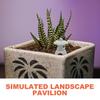 YARDWE Cobblestone Miniature Pagoda Set of Imitation Pavilion Aquarium Lightweight Bonsai Garden Ornaments Statues, 5, Statues, Decor, Figurines,