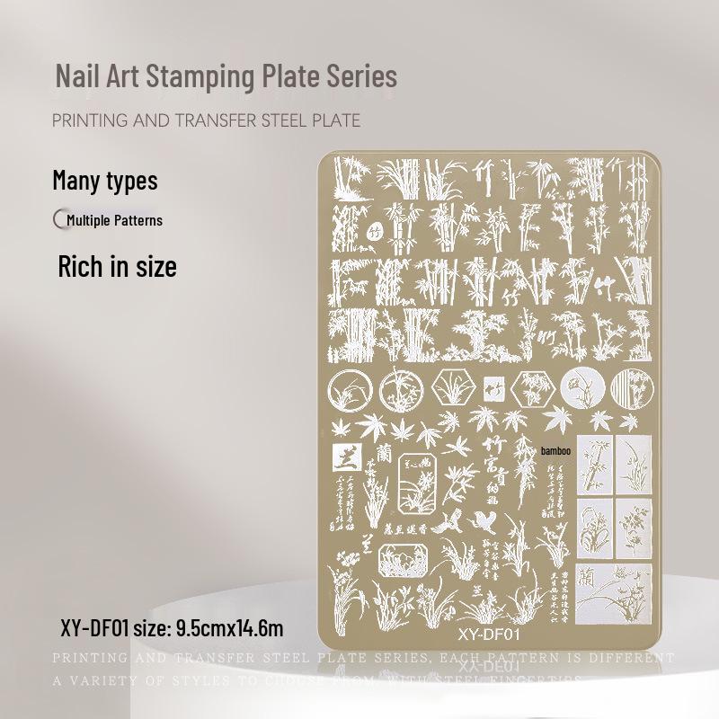 

Пластина для стемпинга ногтей в национальном стиле – Цветочные, Бабочки, Змеи и Кружева