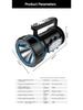 Explosion-proof Flashlight Hand Lamp High Brightness High Power Anti-static Industrial Flashlight For Industrial Chemical