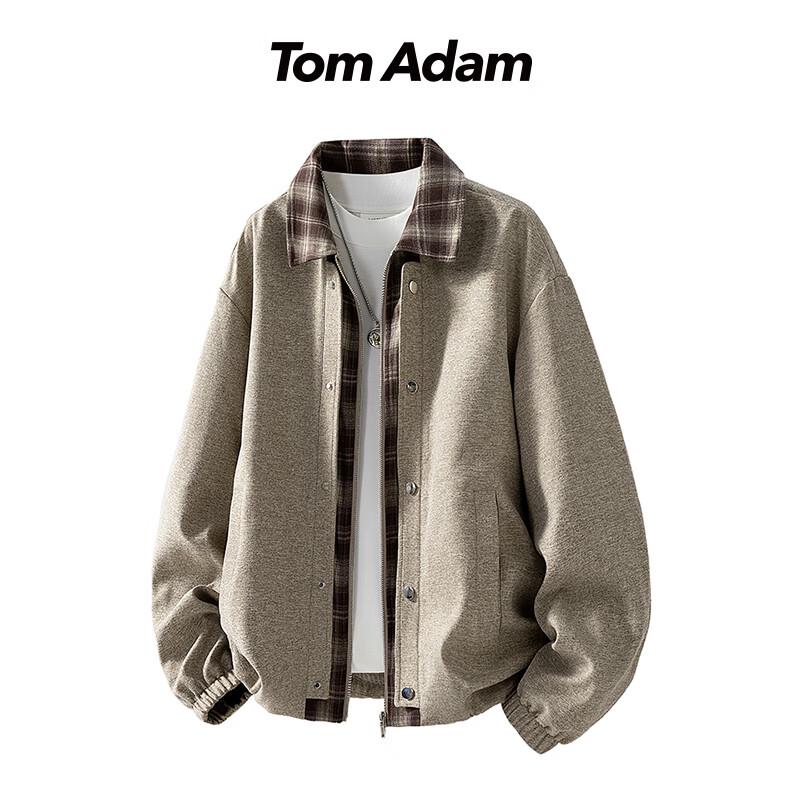 

ТОМ АДАМ Повседневная куртка в стиле рабочей одежды с имитацией многослойности 4XL