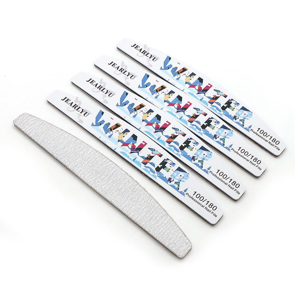 

Professional Square Nail File - Washable, Color Print, Four Seasons Series