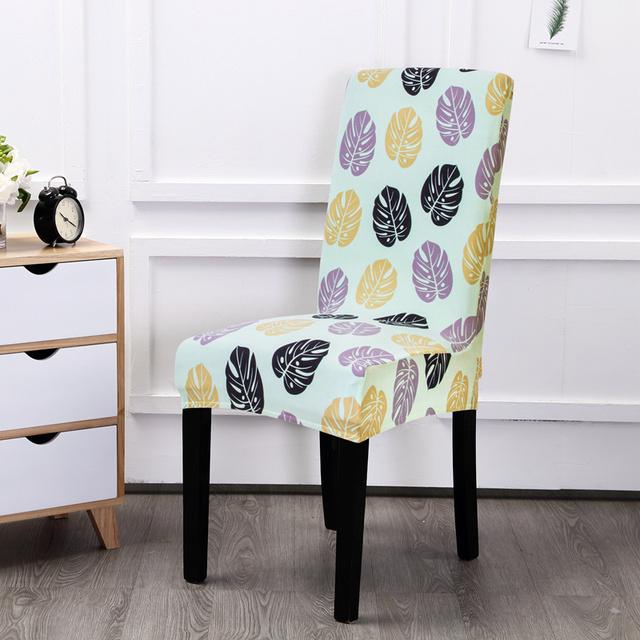 Geometry Chair Cover Dining Elastic Chair Covers Spandex Stretch Office Use Restaurant Weddings Banquet Hotel Seating Seat Covering 1pc