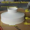 Large Diameter PVC Drainage Pipe Fittings: Concentric Reducers (200-500mm)