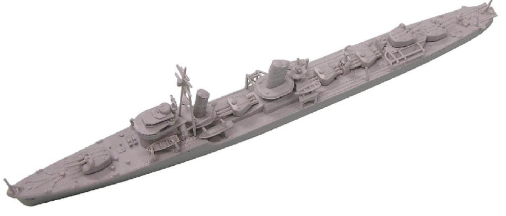Imperial Japanese Navy Special Type III Destroyer Ikazuchi 1944 W105 Pit-Road 1/700 Akatsuki-class
