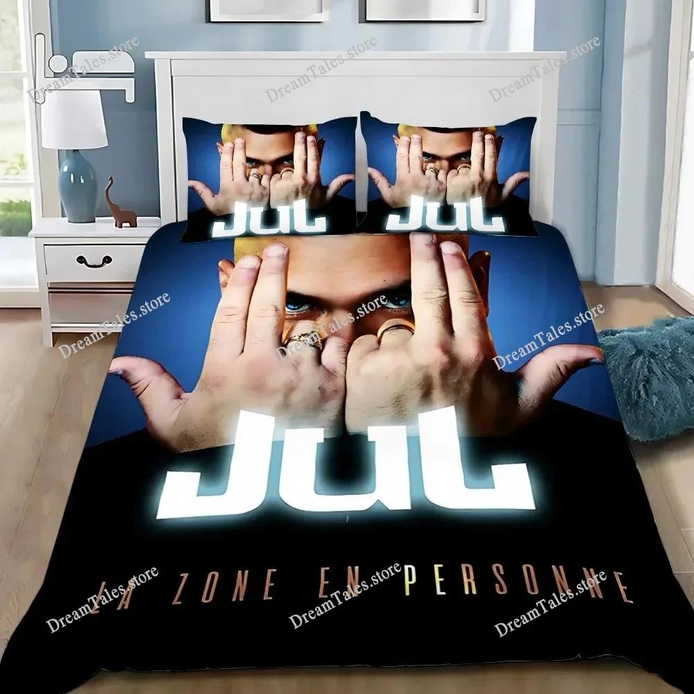 Nové Povlak na přikrývku Rapper JuL C'est Pas Povlak na polštář Ložní prádlo Des Lol Sada Pro dospělé Dívka Chlapec Dekorace ložnice Jednolůžko Dvojlůžko Velká velikost