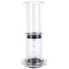 Portable Manual Coffee Maker Hand Press Coffee Pot with Filter Paper 3 in 1 Brewing Technology Clear Plastic Travel