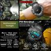 New Military Sports Smart Watch Men 100+ Sports Outdoor Fitness Compass Heart rate BT Call Waterproof Smartwatch For iOS Android