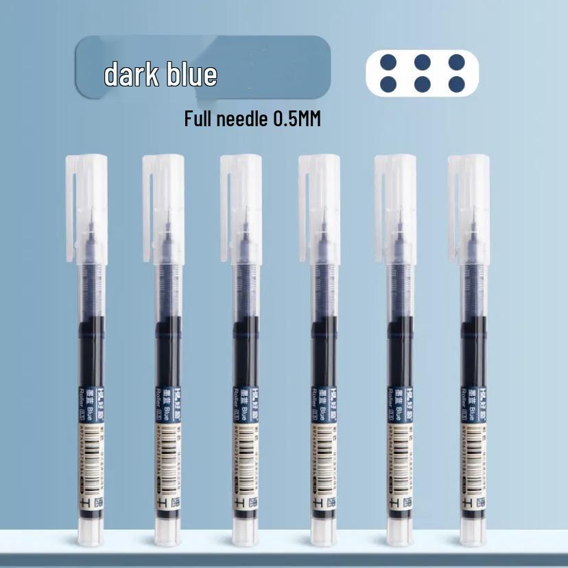 Large Capacity Colored Rollerball Pen - Quick-Drying, Carbon Neutral Ink, Water-Based, Ideal for Signatures and Journaling