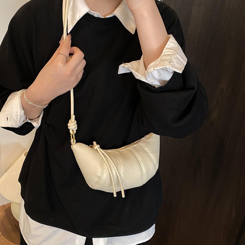 

Круассан Новая сумка подмышку Модная сумка Универсальная сумка на плечо через плечо