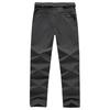 Gopuune Men's Quick-Drying Lightweight Hiking Pants with Water-Repellent Finish and Breathable Belt for Spring, Autumn, and Summer Use (Gray, Size M)