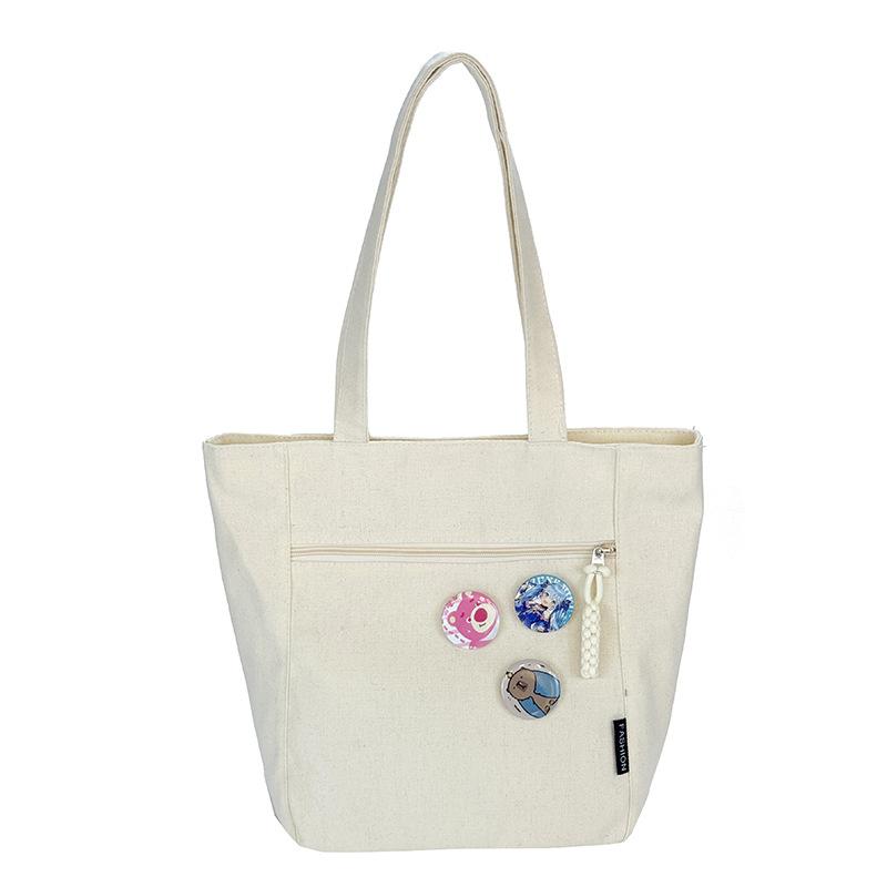 Canvas Bag Women's 2025 New Bag Shoulder Bag Handbag Premium Tote Bag Cloth Bag Student