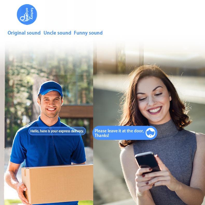 M9 Waterproof Smart Video Doorbell with Tuya WiFi Remote and HD Monitoring