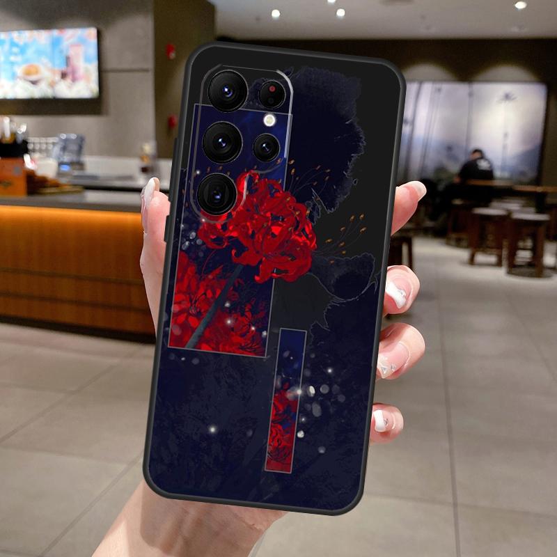 Lycoris radiata Phone Case For Samsung Galaxy S25 S24 Ultra S23 S22 S21 FE S9 S10 S20 Plus S24 FE Soft Cover