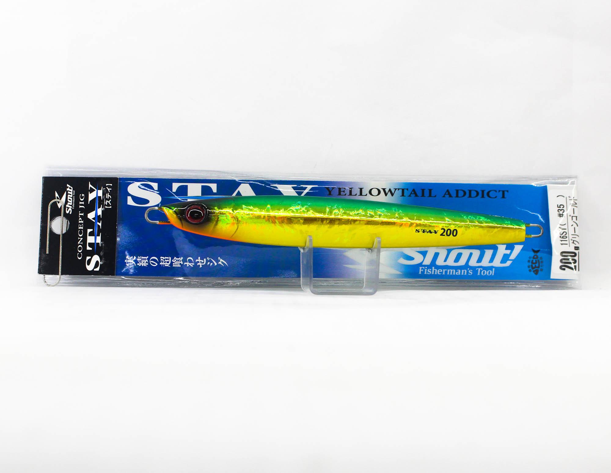 

Shout 116-SY Metal Jig Stay 200 grams GG (7073)