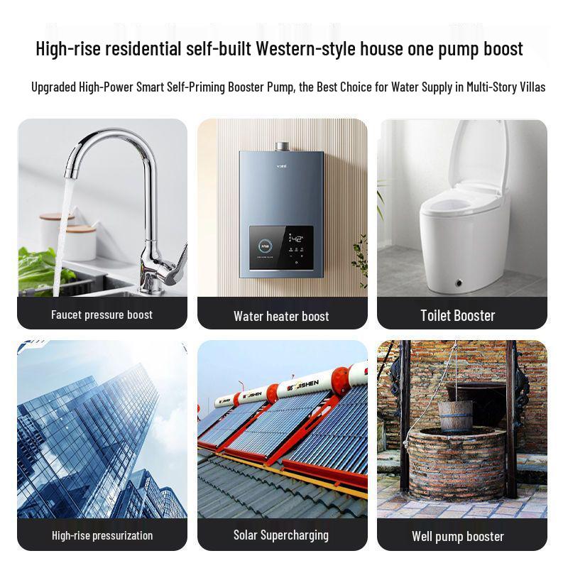Intelligent Whole House Automatic Water Booster Pump for Bathrooms & Solar Showers